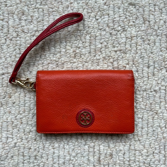 Tory Burch red wallet - Picture 1 of 3